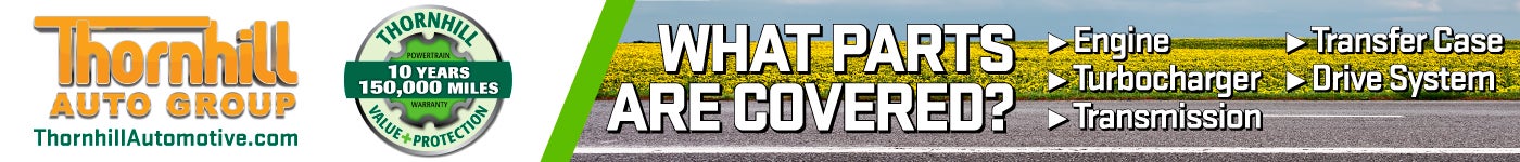 Thornhill 10 year 150,000 mile warranty